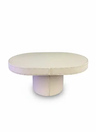 Support ovale sur pied simili 30.5*21*12 cm