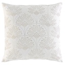 Coussin dehoussable compresse 60 x 60 cm polyester imprime metallise majestia