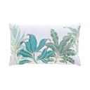 Coussin dehous. compresse 30x50 cm coton/polyester imp. metal. vayana des. place