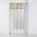 Panneau a oeillets 140 x 240 cm voile sable+top jute greenybel naturel