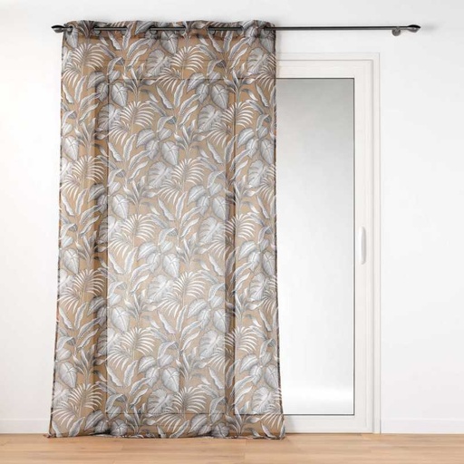 Panneau a oeillets.  140 x 240 cm vl. sable imp. cabana camel