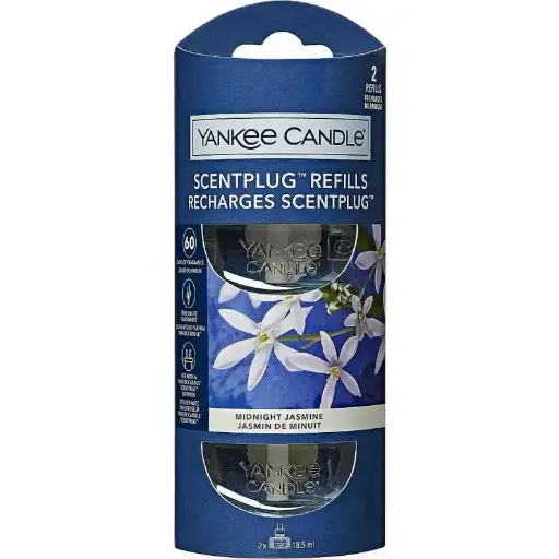 Bougie yankee recharge de parfum mightnight jasmine