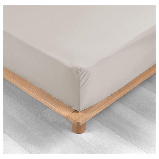 Drap housse 1 personne 90 x 190 cm percale uni 78 fils percaline lin