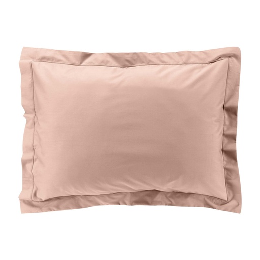 Taie d'oreiller vp 50 x 70 cm percale uni 78 fils percaline nude +p. bourdon