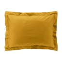 Taie d'oreiller vp 50 x 70 cm percale uni 78 fils percaline curry +p. bourdon