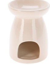 Brûleur d'huile essentielle beige