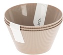 Coupelle d12x6.9cm beige x3