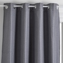 Rideau occultant mattone gris 140x260