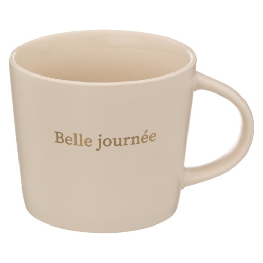 Mug "Belle journée" ivoire 32cl  