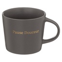 Mug "Belle journée" gris 32cl  